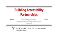 Building accessibility partnerships