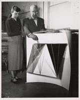 Buckminster Fuller and Evelyn McCermiak (?)