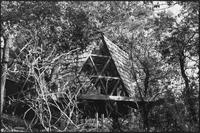 Icosahedron Guest House on Indiana Dunes, Exterior, ca. 1970s