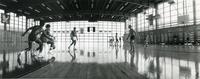 Basketball in Keating Hall, Chicago, Illinois, 1970s