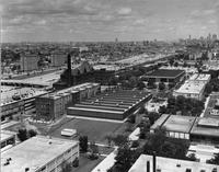 Aerial view of the Illinois Institute of Technology campus, Chicago, Illinois, ca. 1965