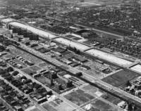 Aerial view of the Illinois Institute of Technology campus, Chicago, Illinois, ca. 1963