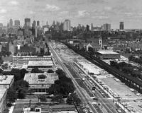 Aerial view of the Illinois Institute of Technology campus, Chicago, Illinois, 1967