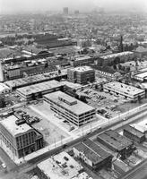 Aerial view of the Illinois Institute of Technology campus, Chicago, Illinois, 1955