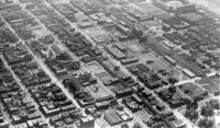 Aerial view of the Illinois Institute of Technology campus, Chicago, Illinois, 1953