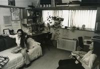 Female students in dormitory room, Illinois Institute of Technology, Chicago, Illinois, 1980