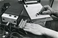 Electrical Engineering handheld scanning device, Illinois Institute of Technology, Chicago, Illinois, 1980s