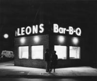 Leon's Bar-B-Q Exterior, ca. 1974-1984