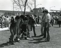 Three-legged race, Illinois Institute of Technology, Chicago, Illinois, 1980s