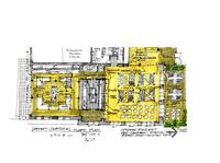 Covered Market For Dearborn Station - Concept Sketch #1, Floor Plan