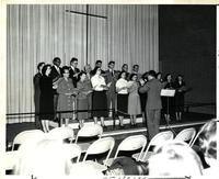 Choir Practice in Carr Chapel, Illinois Institute of Technology, Chicago, IL, 1953