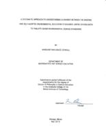 A SYSTEMATIC APPROACH TO UNDERSTANDING ALIGNMENT BETWEEN THE EXISTING AND SELF-ADOPTED ENVIRONMENTAL EDUCATION STANDARDS: UNITED STATES SIXTH TO TWELFTH GRADE ENVIRONMENTAL SCIENCE STANDARDS