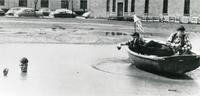 Ogden Bog gag photograph, Illinois Institute of Technology, Chicago, Illinois, ca. 1955