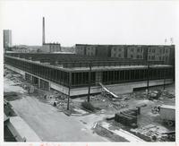 Crerar Library during construction, Illinois Institute of Technology, Chicago, Illinois, 1962