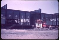 Construction of S.R. Crown Hall, Illinois Institute of Technology, Chicago, Illinois, 1955-1956