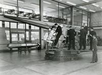 Navy training in Alumni Memorial Hall, Illinois Institute of Technology, Chicago, Illinois, 1947