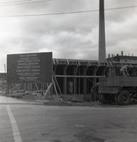 Armour Research Foundation Chemistry Research Building during construction, Illinois Institute of Technology, Chicago, Illinois, ca. 1959