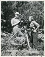 Civil Engineering students at Camp Armour, Vilas County, Wisconsin, ca. 1940-1952