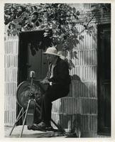 Professor John Cornelius Penn at Camp Armour, Vilas County, Wisconsin, 1942