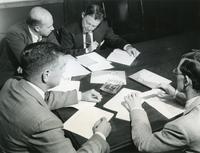 Engineering economics study group, Armour Research Foundation, Illinois Institute of Technology, Chicago, Illinois, ca. 1951-1957