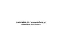 Children's Center for Learning and Joy - Final Presentation