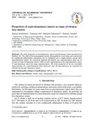 Properties of semi-elementary imsets as sums of elementary imsets