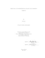 THREE ESSAYS IN ENTREPRENEURIAL FINANCE AND COMMODITY MARKETS