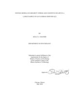 Testing Models of Minority Stress and Cognitive Escape in a Large Sample of Lesbian/Gay Individuals