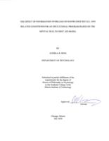 The effect of information overload on knowledge recall and related cognitions for an educational program based on the Mental Health First Aid Model