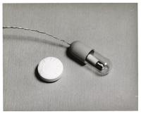 Pill electrode for the study of cardiac arrhythmia, 1979-1981
