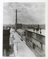 View of Illinois Institute of Technology buildings along Federal Street, Chicago, Illinois, ca. 1947-1955