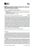 Optimizing Cell-Free Protein Synthesis for Increased Yield and Activity of Colicins