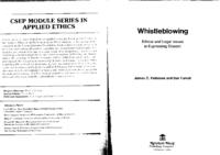 Whistleblowing : Ethical and Legal Issues in Expressing Dissent