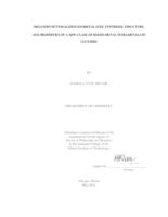 ORGANOFUNCTIONALIZED OXOMETALATES: SYNTHESIS, STRUCTURE, AND PROPERTIES OF A NEW CLASS OF MIXED-METAL TETRAMETALATE CLUSTERS 