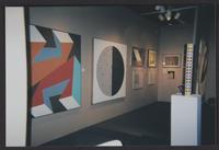 Photograph of the Aaron Galleries booth at the Modernism art fair, including Mary Henry's Quasar, New York, New York, 2006