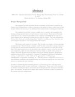 Operator Information Tool to Manage Heat Treat Furnace Parts for A.Finkl & Sons (semester?), IPRO 330: Finkl Operator Info Tool Manage Heat Treat Furnace IPRO 330 Abstract Sp06