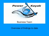 Power Assist Kayak (semester?), IPRO 353: Kayak Motors IPRO 353 Midterm Report Sp06