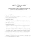 Educational and Technical support of Orthotics and Prosthetics Education in Latin America (semester?), IPRO 309: Orthotics and Prosthetics Edu in Latin America IPRO 309 Midterm Report Sp06