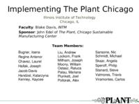 Implementing The Plant: Chicago’s First Vertical Farm (Semester Unknown) IPRO 336: ImplementingThePlantChicagoIPRO336FinalPresentationSp11