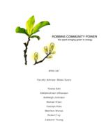Robbins Community Power (Summer 2011) IPRO 347: Robbins%20Community%20Power%20IPRO347%20Summer2011%20Project%20Plan_redacted