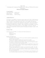 Evaluating the Commercial Potential of IIT's Mercury Pollution Prevention Technology (semester?), IPRO 356: Mercury Pollution Prevention Tech IPRO 356 Midterm Report Sp05