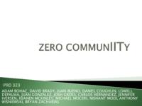 Zero Energy Community (Semester Unknown) IPRO 323: ZeroEnergyCommunityIPRO323FinalPresentationF09
