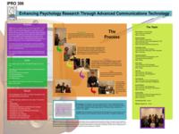 Enhancing Psychology Research through Advanced Communications Technology (semester?), IPRO 306: Enhancing Psych Research IPRO 306 Poster F06
