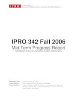 Hybrid Electric School Bus:  Simulation, Design and Implementation (semester?), IPRO 342: Hybrid Electric School Bus IPRO 342 Midterm Report F06