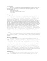 Helper Monkey Technologies Inc (semester?), IPRO 354: Helper Monkey Tech IPRO 354 Final Report F06