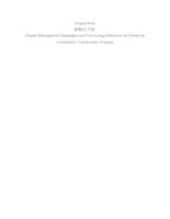 Improving Efficiency Through Advanced Technology for Electrical Construction (sequence unknown), IPRO 338 - Project Plan: IPRO 338 Project Plan F09