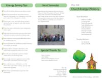 Church & School Energy Efficiency and Financing Program (sequence unknown), IPRO 328 - Deliverables: IPRO 328 Brochure F09