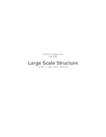 Large Scale Structure (Semester Unknown) IPRO 315: Large Scale Structure IPRO 315 Project Plan F08