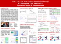 Hybrid Electric Vehicles: Simulation, Design, and Implementation (semester?), IPRO 326: Hybrid Electric Vehicles IPRO 326 Poster F04