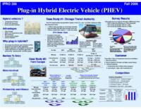 Plug-In Hybrid Electric Vehicles:  Simulation, Design, and Commercialization (semester?), IPRO 356: SP Hybrids IPRO 356 abstract F06